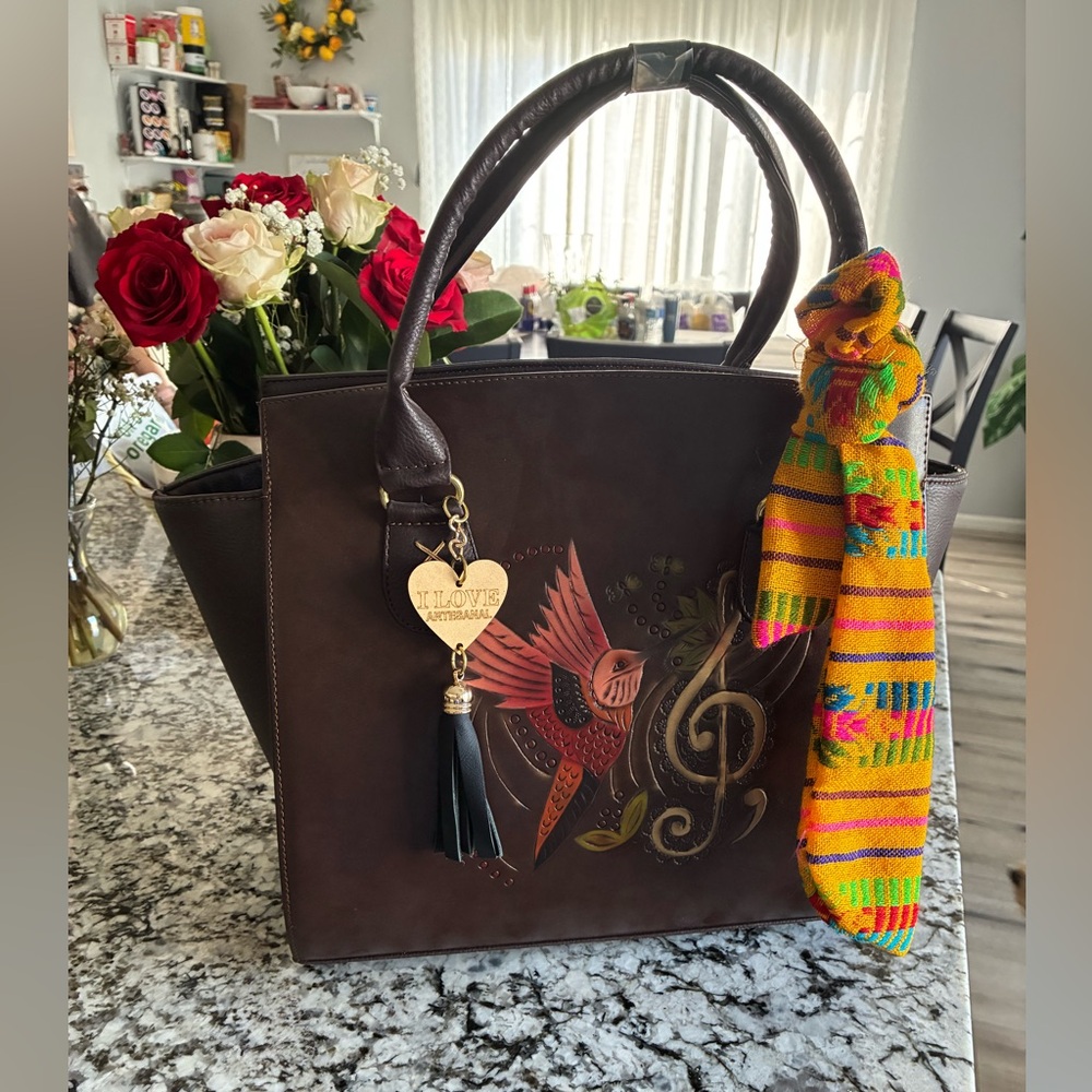 Authentic Artisinal Mexican Leather Tote Bag